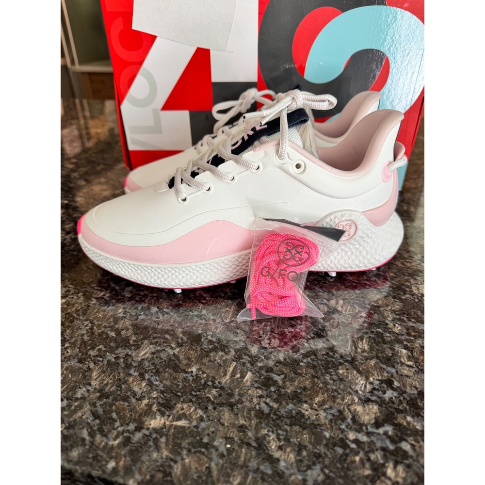 G/FORE‎ Ladies MG4+ O2 G/LOCK Golf Shoe White Pink GLF000099 Womens 9.5 NEW